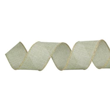 Imagem de Fita Natalina Verde De Juta 1un 3,80cmx9,14mts 1022106