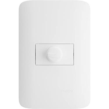 Imagem de Interruptor Dimmer Bivolt Rotativo Ventilador Lâmpada Exatron LECO4006 - Branco