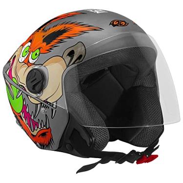 Imagem de CAPACETE ABERTO PRO TORK NEW LIBERTY 3 COYOTE BRILHANTE CINZA TAM. 58