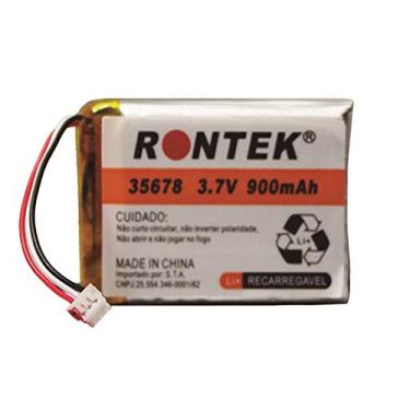 Imagem de Bateria Recarregável Li-polímero 3,7v 900mah Com Pcm