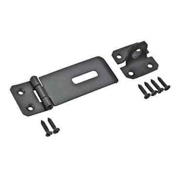 Imagem de Black Iron Door Hasp 11cm . Overall Width