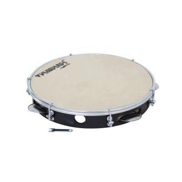 Imagem de Pandeiro Abs Preto 10 Pele Leitosa - Batimento Spanking