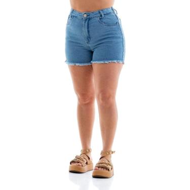 Imagem de Shorts Jeans Feminino Arauto Hot Pants com Elástico