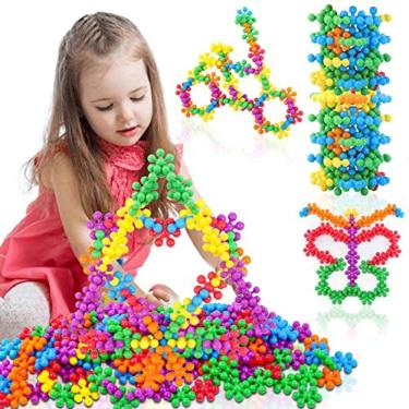 Imagem de FASTSPOK Building Blocks, 500 Peças Kids STEM Building To