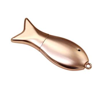 Imagem de 16GB Metal Fish Modelo 3.0 USB Flash Drive Pen Drive Armazenamento de Dados Pen Drive Pen Drive Pen Drive USB Drive USB 3.0 Flash Drive PenDrive U Disco Flash Memory Flash Disk - Rosa