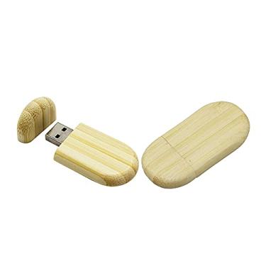 Imagem de Pen Drive USB de madeira de 32 GB, unidades USB cartão de memória, pen drives USB 2.0, pen drive, armazenamento de data, pendrive, pendrive, armazenamento externo (bambu)