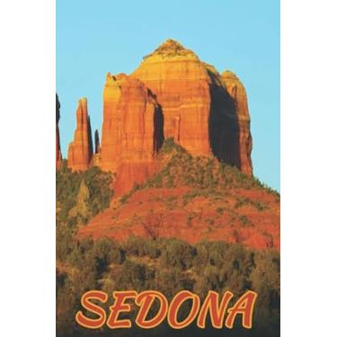 Imagem de Sedona: Blank Lined Journal Bucket List Trip Travel Notebook - Sunlit Arizona