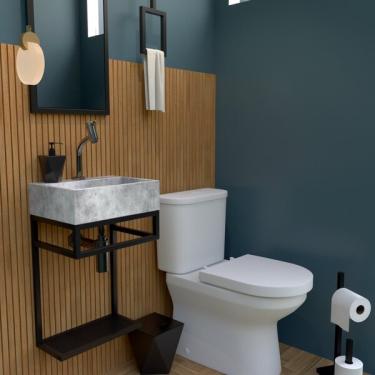 Imagem de Gabinete Para Banheiro 40x30cm Estilo Industrial Iron Los Ang