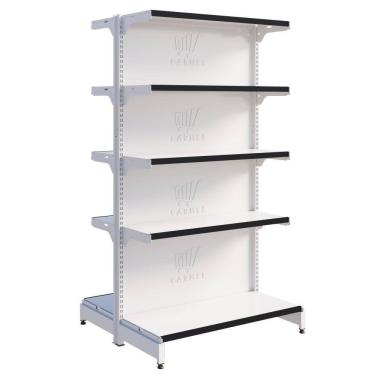 Imagem de Gôndola Fit 40 Centro 1 Inicial 2,02m Comercio Farmácia Loja - Amapá