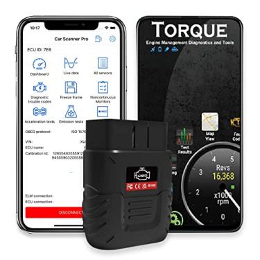 Imagem de OBD2 Scanner Bluetooth SinoTrack Ferramenta de digitalização de diagnóstico automático para verificação de falha do carro, luz do motor, leitor de código de carro sem fio para iOS e Android,