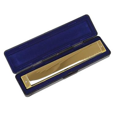 Imagem de Gaita polifônica de ampla gama de 28 furos, gaita em C, instrumento de sopro de gaita acentuada de grau profissional introdutório