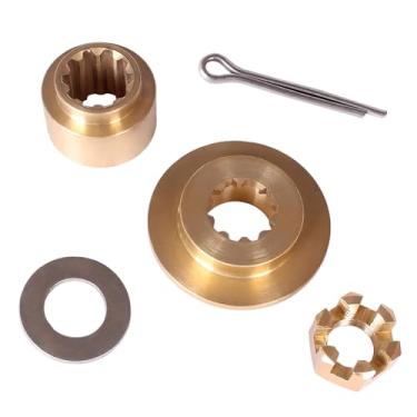 Imagem de Motor de barco 57632-95J00 bucha de hélice/arruela de impulso, espaçador 57633-96300 09160-14028, 09141-14008 Kit de ferragens de porca de suporte para Suzuki 25HP 30HP DF25 DF30, 5037037 50321 05