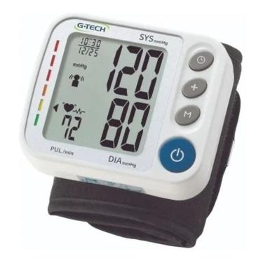 Imagem de Aparelho Medidor De Pressão De Pulso G-tech Gp400 Branco