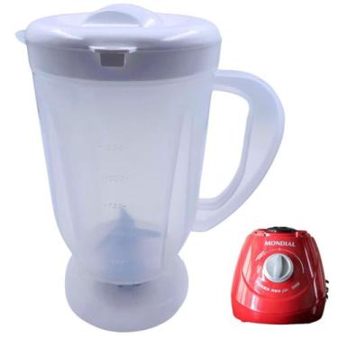 Imagem de Copo de Liquidificador Mondial Power Red Filter Forte Branco - Microma