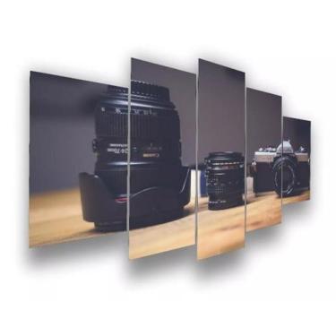 Imagem de Kit Quadros Decoração Câmeras Fotográficas" - iron tech