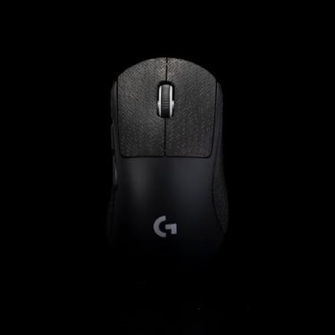 Imagem de Hokeyio Fita adesiva para logitech G Pro X Superlight 2 DEX (GPW4) - antiderrapante, controle aprimorado, resistência ao suor, melhora a aderência FPS Gaming e a proteção do mouse [pré-corte] preta
