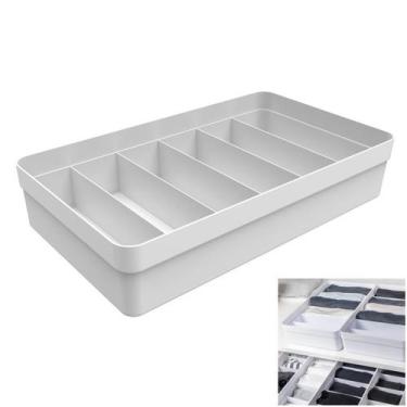 Imagem de Organizador Gaveta Colmeia Grande Plástico Divisor Roupa Íntima Meias 