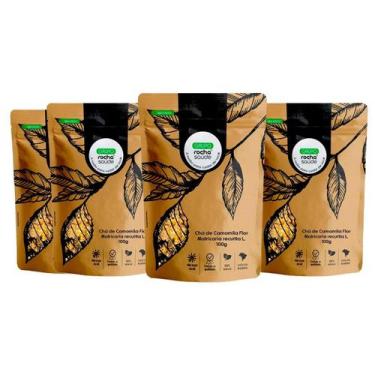 Imagem de Kit 4 Pct Chá De Camomila - Matricaria Recutita L. - 100G - Rocha Saùd