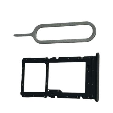 Imagem de zhxchzhi Bandeja de cartão SIM OEM Suporte para cartão SD Slot + pino de substituição para XIAOMI Poco M6 PRO 4G Preto