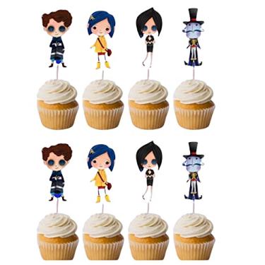 Imagem de Coraline cupcake toppers pacote com 24 multicolorido, Multicor, P