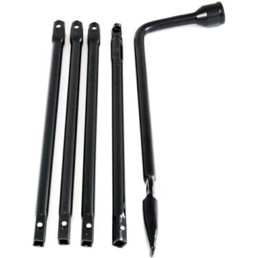Imagem de COCOTO Kit de substituição de ferramenta de substituição de chave de pneu sobressalente de aço carbono compatível com Ford Ranger 2001-2002 Ford Explorer 2001-2005 Ford Trac 1998-2011