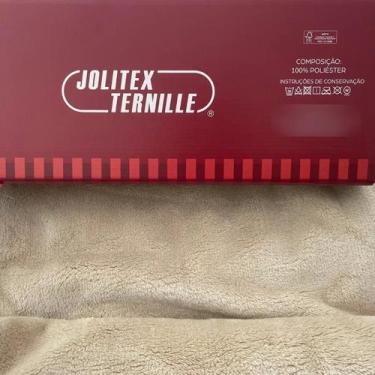 Imagem de Cobertor Kyor Plus Unicolor Casal Jolitex Ternille Bege