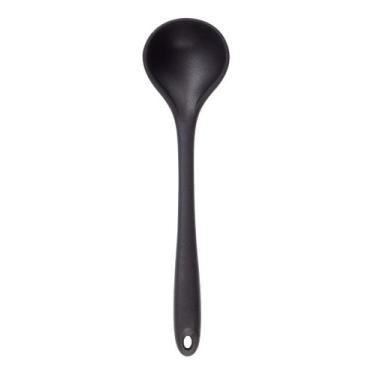 Imagem de Concha Silicone P/ Feijão e Molhos Cozinha Multiuso Utensílio Mundiart