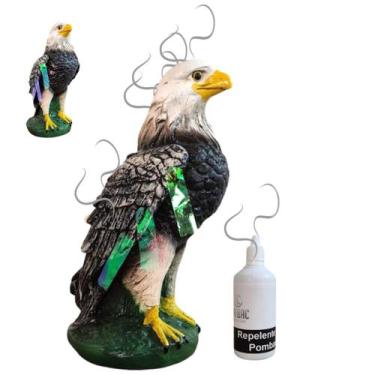 Imagem de Gaviao de Resina com Penas Refletivas + Repelente Pomba Telhado - SNAK