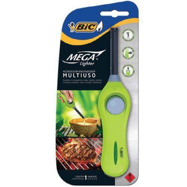 Imagem de Acendedor Multiuso Bic Mega Lighter Embalagem 1 Unidade