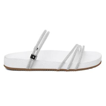 Imagem de Sandália Feminina Papete Rasteirinha Chinelo Slide Eventos Tamanho Gra