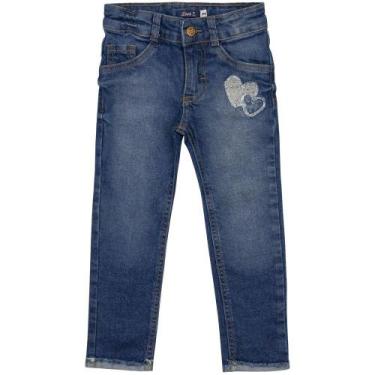 Imagem de Calça Infantil Look Jeans Super Skinny Jeans - UNICA - 02, 02, Azul