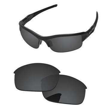 Imagem de PapaViva Lentes de reposição para óculos de sol Oakley Flak Jacket OO9008, Preto, cinza, Flak Jacket