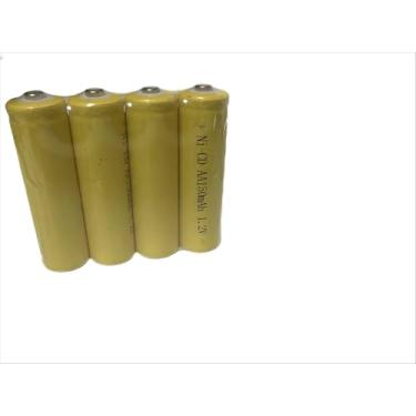 Imagem de Bateria AA recarregável 2A para luzes solares de jardim Grond Lantern 1.2v 150mah 12pcs