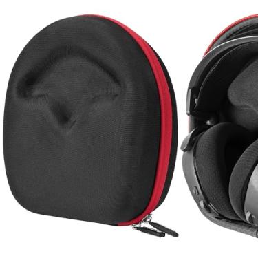 Imagem de Geekria Capa protetora para fones de ouvido compatível com SteelSeries Arctis 3, 7, 7X, 9, 9X, Arctis Nova PRO 3, 7, 7X, 7P, capa rígida de substituição (cinza escuro)