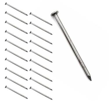 Imagem de Kit 20 Prego Com Cabeça 17x21 De Aço Para Fixação Madeira Metal Concre