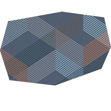 Imagem de HJZSZX Tapetes de quarto fáceis de limpar Tapetes decorativos para casa Tapetes geométricos listrados Tapetes de sala de estar de tamanho grande, YY001, A, 200X300cm