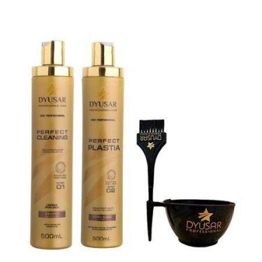 Imagem de Kit Escova Progressiva Perfect Plastia DYUSAR 500 ml +BRINDE - DYUSAR 