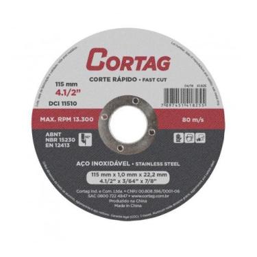 Imagem de Disco De Corte Inox 115X1.0X22.22 - Cortag
