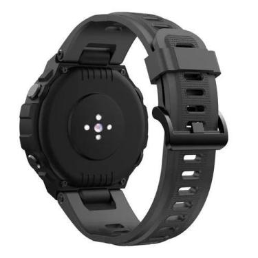 Imagem de Pulseira De Silicone Marca 123smart Compativel Com T rex 1  Cor Cinza 