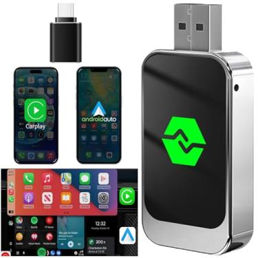 Imagem de Wireless CarPlay Adapter- Mini Edition, Plug & Play Converts Wired to Wireless, USB Car Play Wireless Adapter for iPhone iOS 10+/Android 11+ No Delay