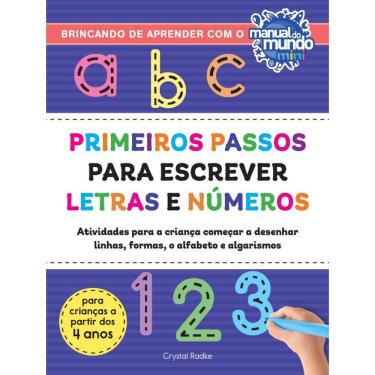 Imagem de Primeiros passos para escrever letras e números