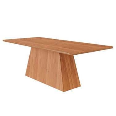 Imagem de Mesa de Jantar para 8 Lugares Retangular 2,10 x 1,0 m Tampo de MDF Hel
