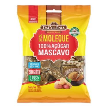 Imagem de Pe de Moleque com Acucar Mascavo DaColonia 240g - Dacolônia