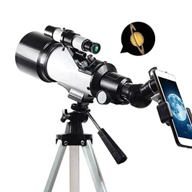 Imagem de CUTPOIY Telescópio, telescópio profissional refrator - telescópios de distância focal de 700 mm para adultos, com aço resistente
