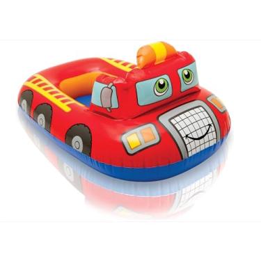 Imagem de Bóias Infantis Temáticas, Polícia, Avião e Bombeiro, Brinquedo para Piscina (Caminhao)