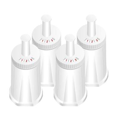 Imagem de Ouxunus Filtro - Filtro de água de substituição compatível com Breville Sage Claro Swiss para Oracle, Barista e Bambino - Compare com a peça #BES008WHT0NUC1. Pacote com 4 (primeiro uso sem adicionar