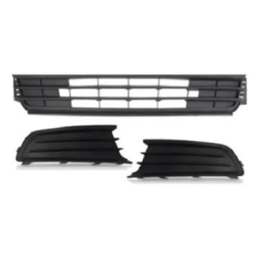 Imagem de Kit Grade Parachoque Compatível para Gol G6 Voyage G6 2013 2014 2015 Sem Furo de Milha