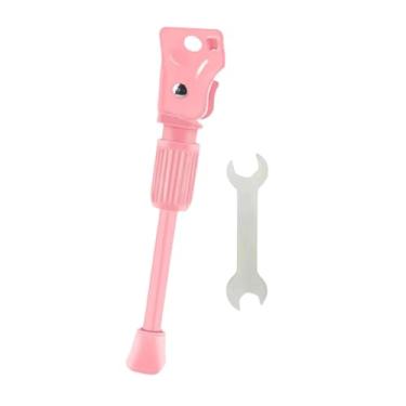 Imagem de Vaveren Suporte de bicicleta infantil, suporte de apoio para os pés, lateral de bicicleta rosa antiderrapante, de para mountain bikes, for 18inch Wheels