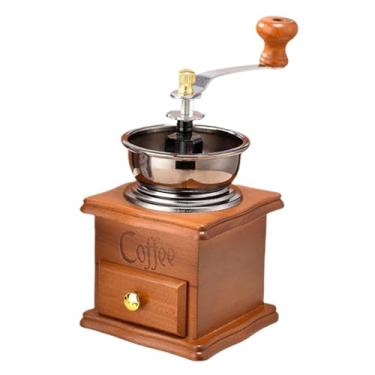 Imagem de WeiLaiKeQi Moedor manual de grãos de café, moinho de café manual, estilo vintage, máquina de decoração, ferramenta para viagem, café, mesa