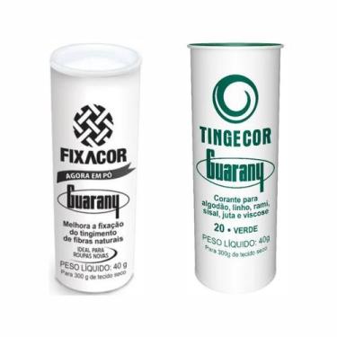 Imagem de Kit FixaCor + Corante de Roupas Verde Guarany